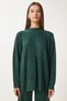Stylish Knitwear Sweater Trousers Set Emerald Green Lmu0001 - 2