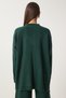Stylish Knitwear Sweater Trousers Set Emerald Green Lmu0001 - 7