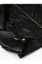 Faux Leather Jacket Faux Fur Zippered - 7