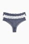 3-pack lace Brazilian briefs