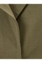 Crop Jacket Double Fabric Use Elasticized Cuffs Reverse Double Breasted Collar - 6