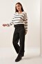 Wide Leg Grass Scuba Crepe Trousers - 2