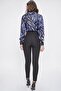 High Waist Slim Leg Wide Length Lycra Trousers - 4