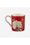 Butterfly Walley Red White Porcelain Coffee Cup Set 90 ml - 8