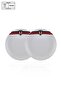License-Protected 2-Piece Porcelain Serving Plate - 2