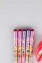 LICENSED BARBIE 5-PIECE LEAD PENCIL, ERASER AND HEARTED PENCILER SET - 2