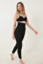 Agraflı Leggings Thermal Sauna Waist Slimming and Firming Sauna Effect - 3