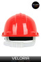 Ce certificated durable sweatband adjustable construction site construction work safety red safety helmet - 2