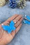 Turquoise Butterfly Buckle Organization Girl Buckle Hair Accessory Children's Buckle – Buckle, Metal Buckle – Buckle - 3