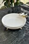 Porcelain Serving Presentation Bowl with Base Wb