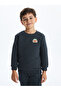 Lcw Crew Neck Printed Baby Boy Sweatshirt