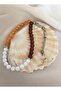 Tesbih 33 Pcs 8 mm Sphere Cut Mixed Natural Stone Rosary - 2