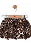 Baby Girl Elastic Waist Leopard Print Balloon Skirt - 3