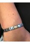 Mustafa Kemal Ataturk Signed Italian Charm Nomi Steel Bracelet, for Lover, Spouse, Father