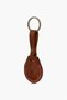 Genuine Leather Keychain Effect Tan - 3