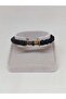 Wooden Black Colored & Onyx Stone 8mm Unisex Design Bracelet Hawaii Model (11130) - 2
