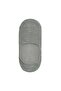 3 Pack White/Gray/Black Bamboo Silicone Plain Women'S/Men's Ballerina Socks - 3