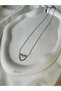 Knot Heart Necklace Steel - 2