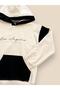 Boy's Hooded Los Angeles Written Cotton Sweatshirt - 5