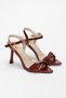 Latina Series Thin Heeled Buckle Women's Evening Dress Shoes