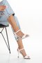 Latina Series Thin Heeled Buckle Women's Evening Dress Shoes - 2