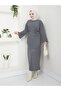 Wonderful Lacing Belted Knitwear Dress