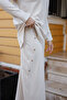 Women's Mercerized Button Detailed Skirted Double Knitwear Suit - 2