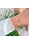 Gold Drop Model Evil Eye Luck Bracelet Set - 2