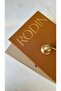 Fabric Covered 2-Piece Decorative Book Box (Degas - Brown Rodin) - 2