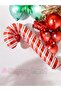 Christmas Walking Stick Candy Cane Foil Balloon Small Size 1 Piece Christmas Balloon 75 cm - 4