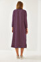 Women's Multicolor Long Flared Dress 60351252 - 5