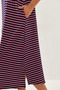 Women's Multicolor Long Flared Dress 60351252 - 4
