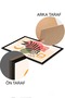 أقواس الباستيل مجردة تصميم الحد الأدنى إطار مظهر 3 قطعة طاولة MDF - 6