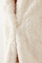 Women's Cream Furry Plush Coat 9088 60351243 - 4