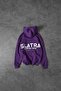 Men's Purple Chaos Team Embroidered Hooded Oversize Sweatshirt - 2