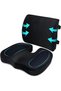 Orthopedic Visco Auto Car Vehicle Office Seat Seat Cushion Back Cushion Lumbar Cushion Set of 2 - 6