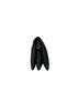 Multi-Compartment Crossbody Bag with Suede Detail Suede Black - 2