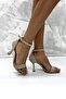 Beige Suede Single Strap Women's Shoes Lk210 - 4