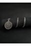 Nordic Fashion Design Necklace with Compass Figure
