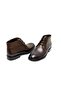 Kafkaslar Genuine Leather Classic Strip Short Men's Boots - 5