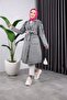 Women's Pocket Buttoned Jeans Trench Coat - 2