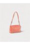 Xander Vank - Orange Stone Mini Shoulder Bag with Crossbody Strap - 4