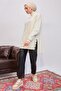 WOMEN BEIGE (STONE) KNITWEAR TUNIC T 4808 - 3