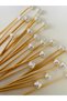 No:60 - 50Pcs Decorative Beaded Promise Engagement Birthday Party Stylish Cocktail Ornament Toothpick - 3