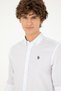 U.S. Polo Assn. White Men's Shirt - Long Sleeve, Basic Model Duyef - 2