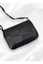 Women's Black Genuine Leather Strap Shoulder and Crossbody Bag