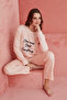 بدلة بيجامة نسائية حرارية فاخرة منقوشة من Salmon Dear Mind Don't Everything