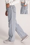 100% Cotton Adjustable Waist Wide Leg Wide Leg Jeans Girl's Jeans - 2