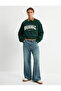 College Printed Sweatshirt Crew Neck Long Sleeve - 2