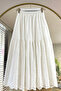 Laced White Hijab Skirt 13951B - 5